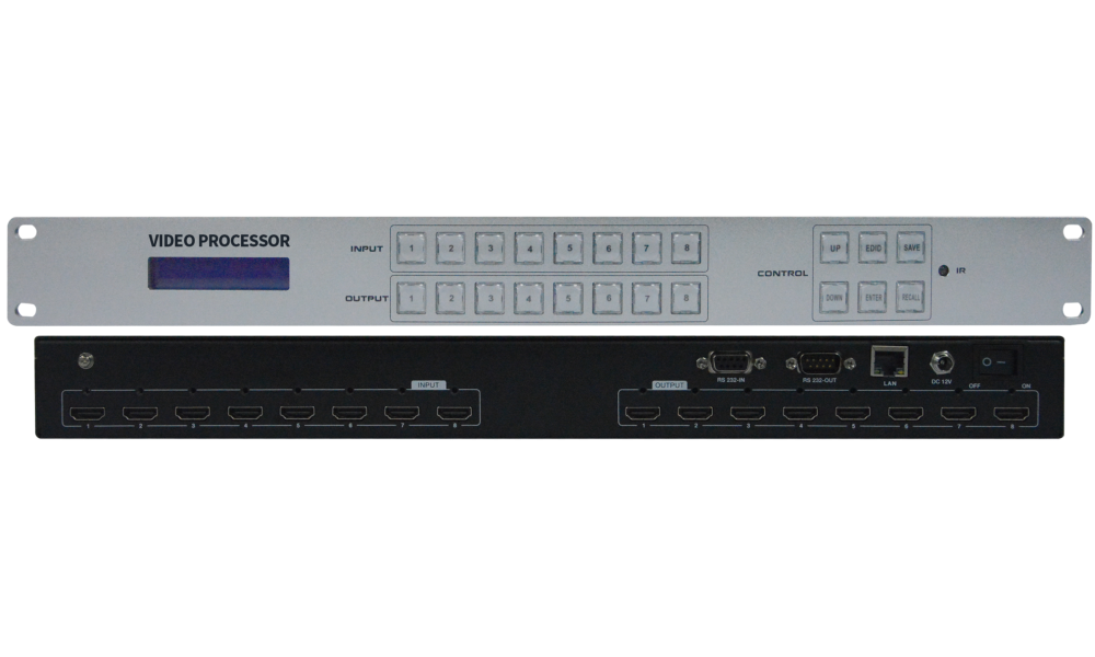 TR-C8H0808 網(wǎng)絡(luò)中控HDMI矩陣